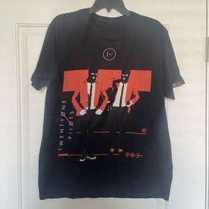 Twenty One Pilots 2016 Emotional Roadshow Tour Men's Black T-Shirt Size Small